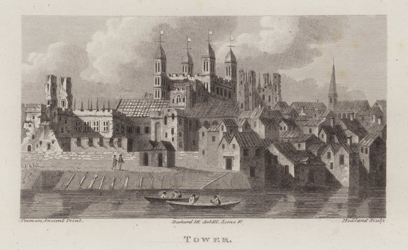 Tower of London (gravering) av T. Medland