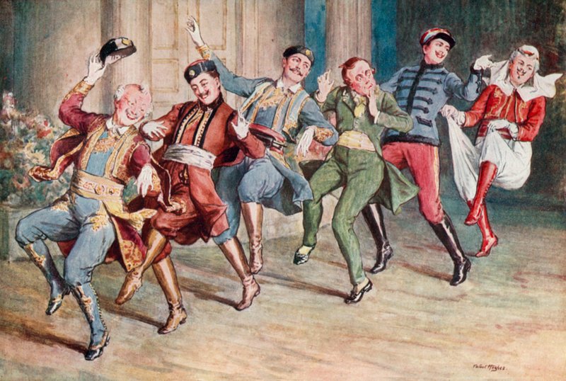 The Merry Widow: "Kvinnene! Hvordan vinne dem" av Talbot Hughes