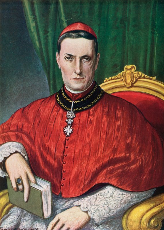 Kardinal Rampolla av Tancredi Scarpelli