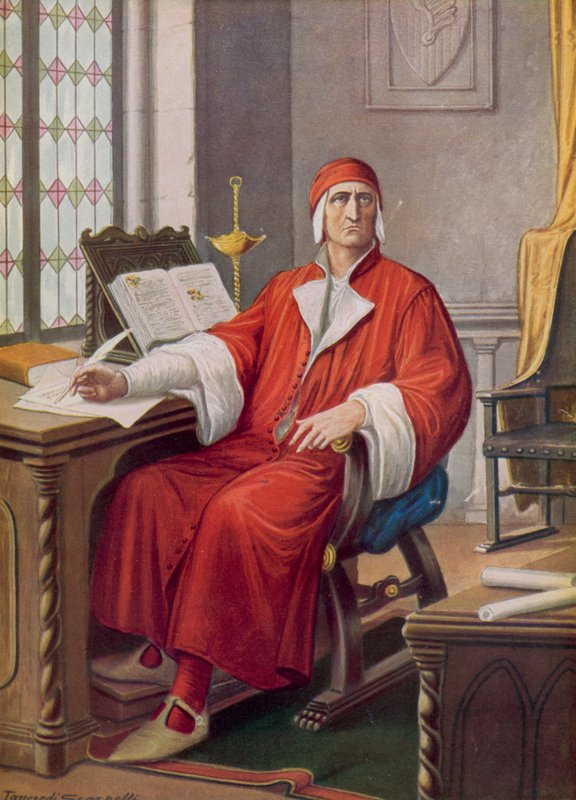Dante Alighieri av Tancredi Scarpelli