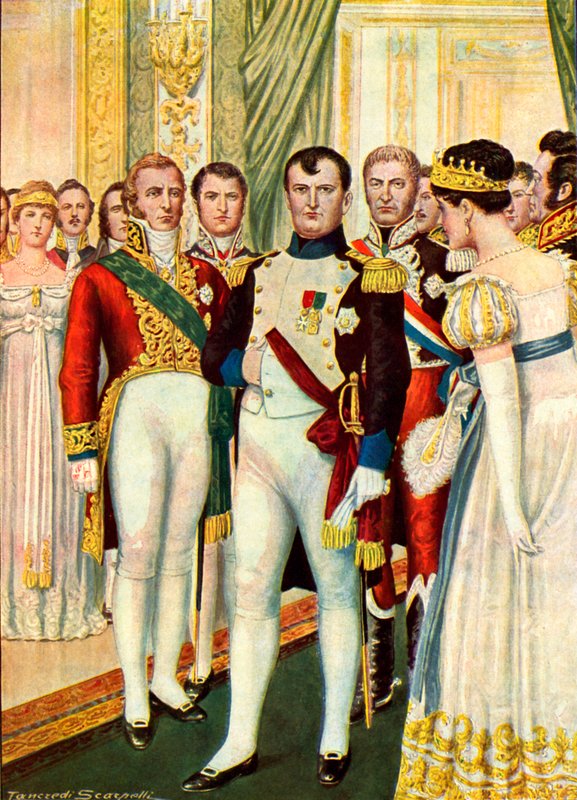 Napoleon ved hoffet av Tancredi Scarpelli