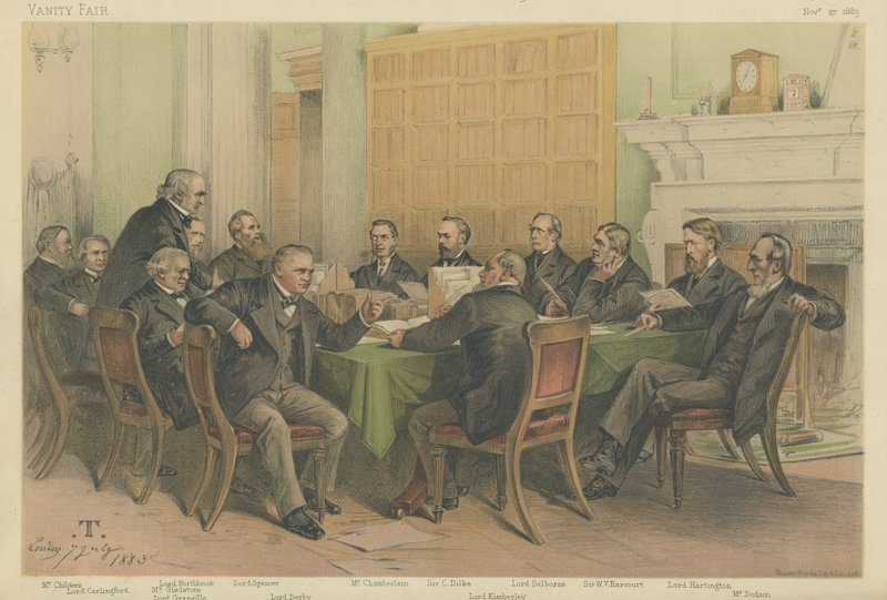 Statsrådet 1883 av Theobald Chartran
