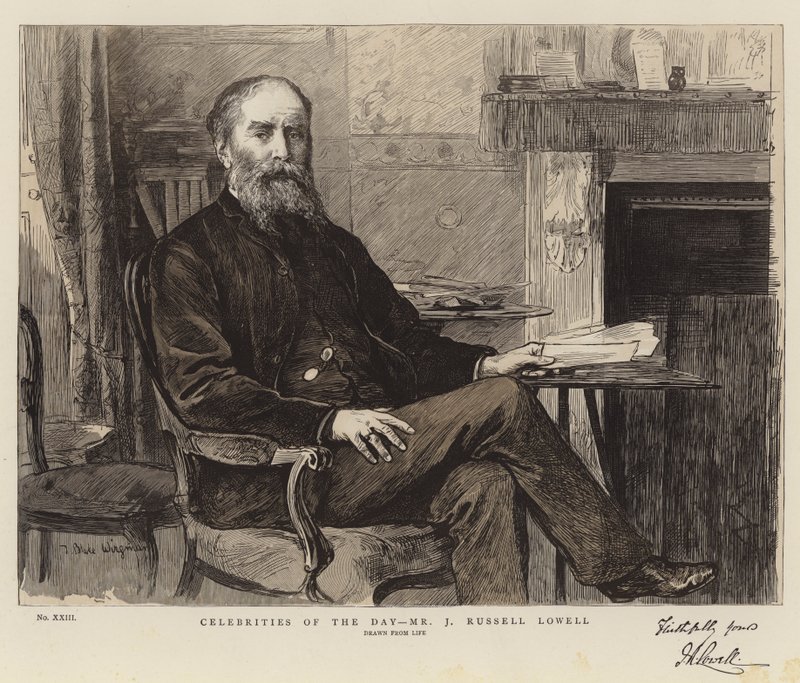 Dagens kjendiser, Mr J Russell Lowell av Theodore Blake Wirgman