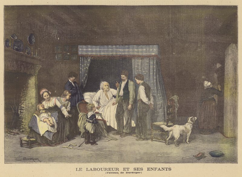 Arbeideren og hans barn av Theophile Emmanuel Duverger