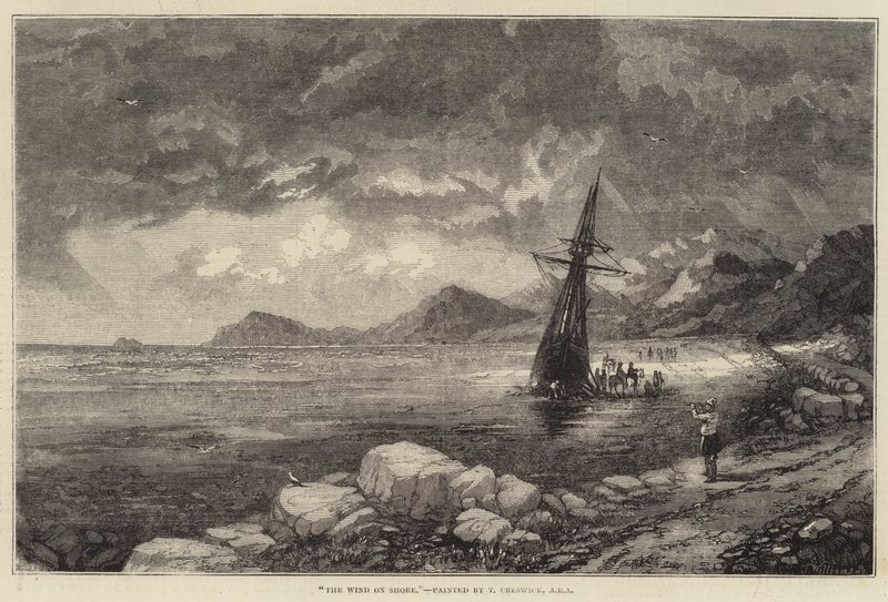 Vinden på land av Thomas Creswick