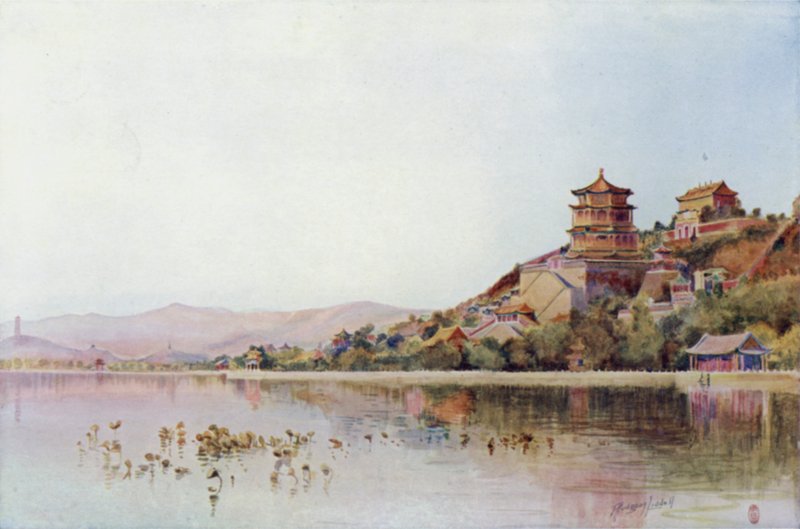Peking, sommerpalasset av Thomas Hodgson Liddell