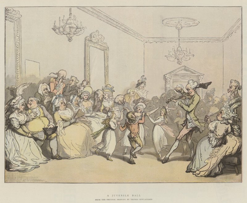 En ungdomsball av Thomas Rowlandson