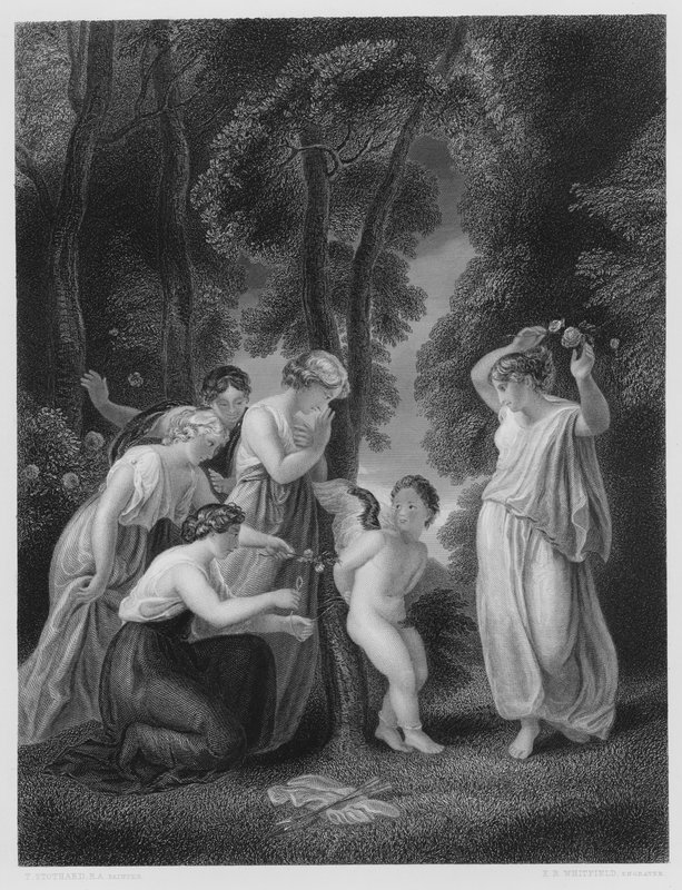 Cupid Bound, fra bildet i Vernon Gallery av Thomas Stothard