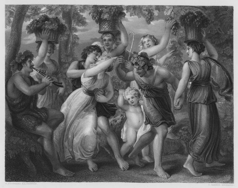 The Vintage, fra bildet i Vernon Gallery av Thomas Stothard