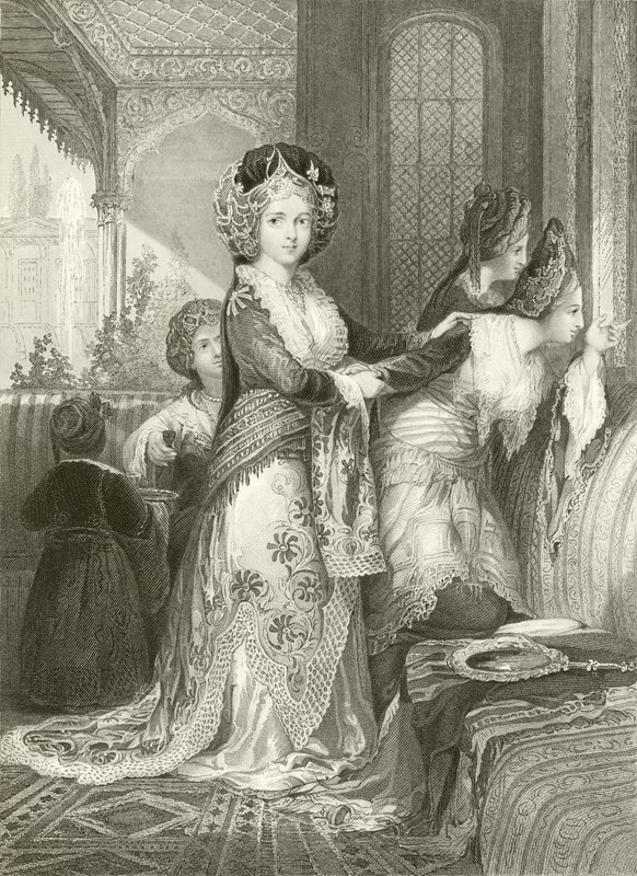 Favoritten Odalisque av Thomas Allom