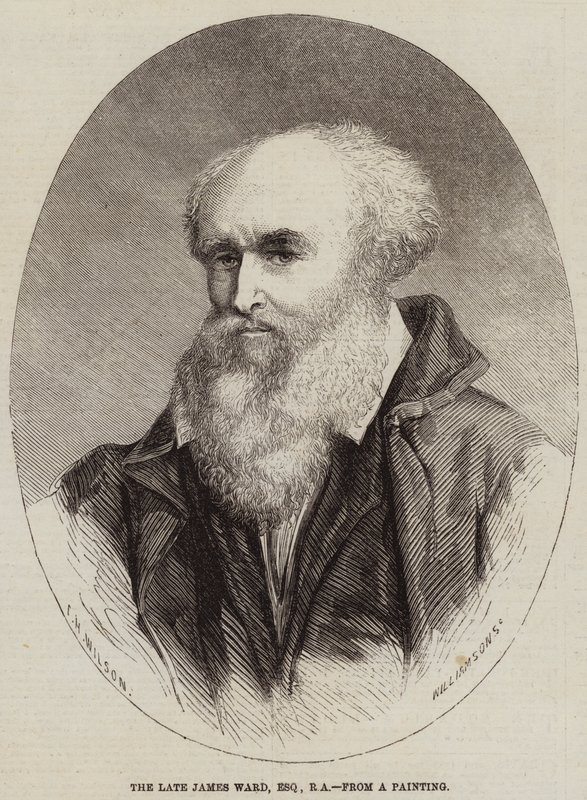 The Late James Ward, Esquire, RA av Thomas Harrington Wilson
