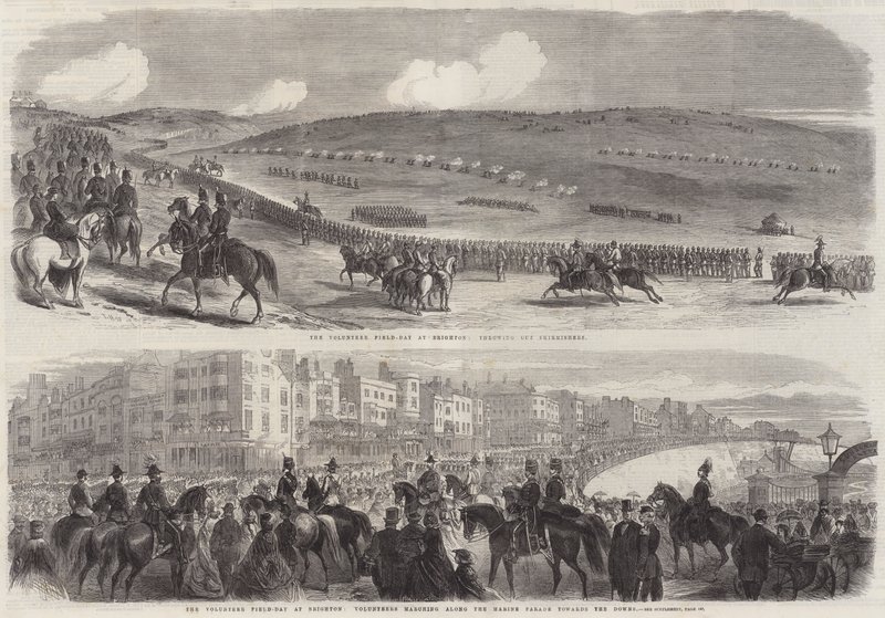 Frivillig feltdag i Brighton av Thomas Harrington Wilson
