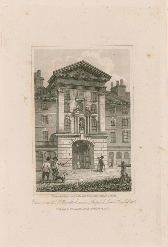 St Bartholomew's Hospital, Smithfield. av Thomas Higham
