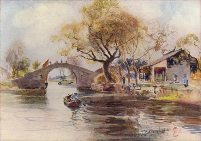 Nær Mutu, ovenfor Soochow av Thomas Hodgson Liddell
