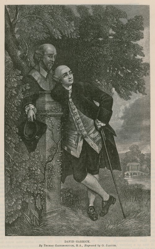 David Garrick, skuespiller av Thomas Hosmer Shepherd