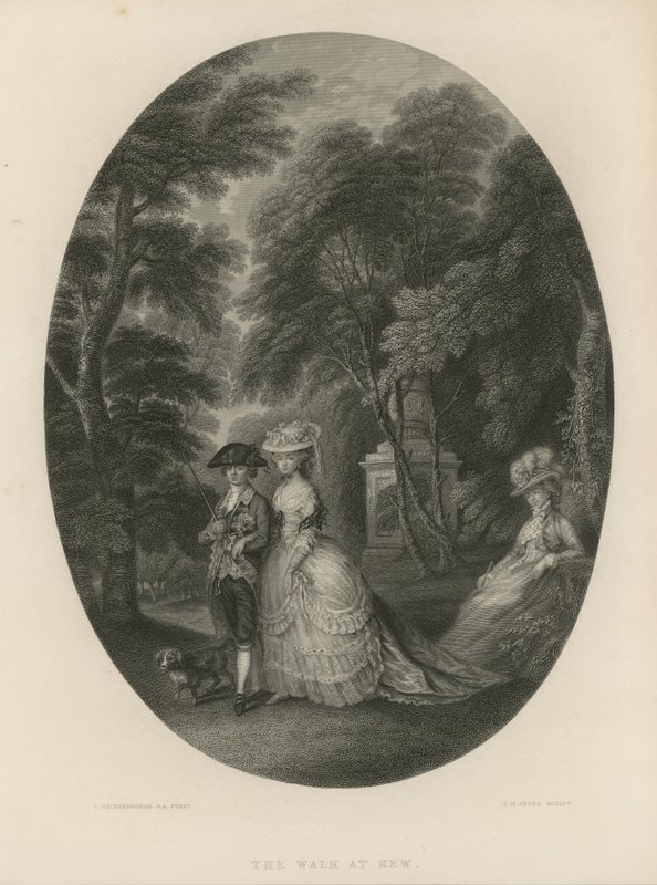 Turen i Kew, London av Thomas Hosmer Shepherd
