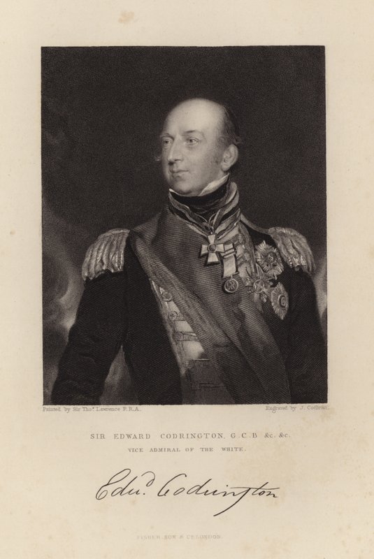 Sir Edward Codrington av Thomas Lawrence