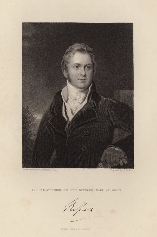 Høyre ærede Frederick John Robinson av Thomas Lawrence