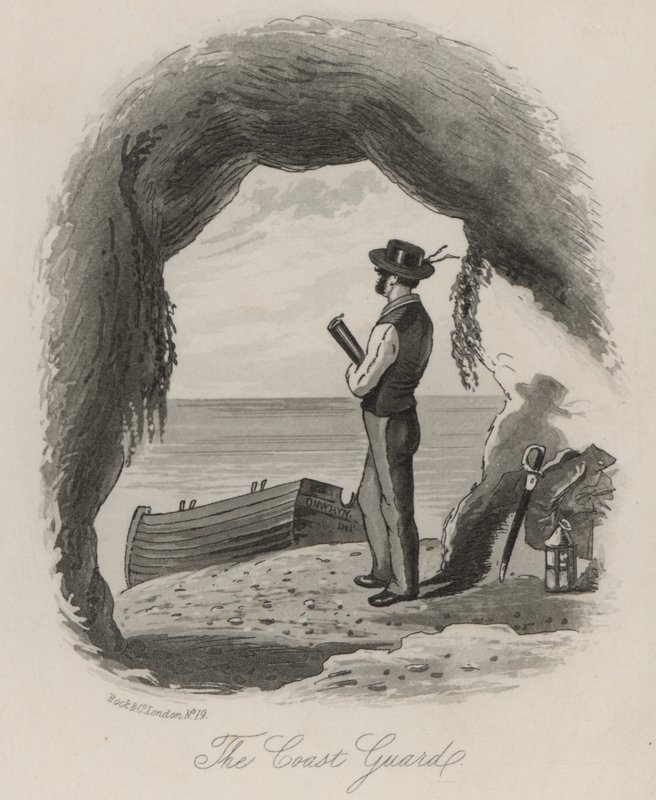 Kystvakten (litho) av Thomas Onwhyn