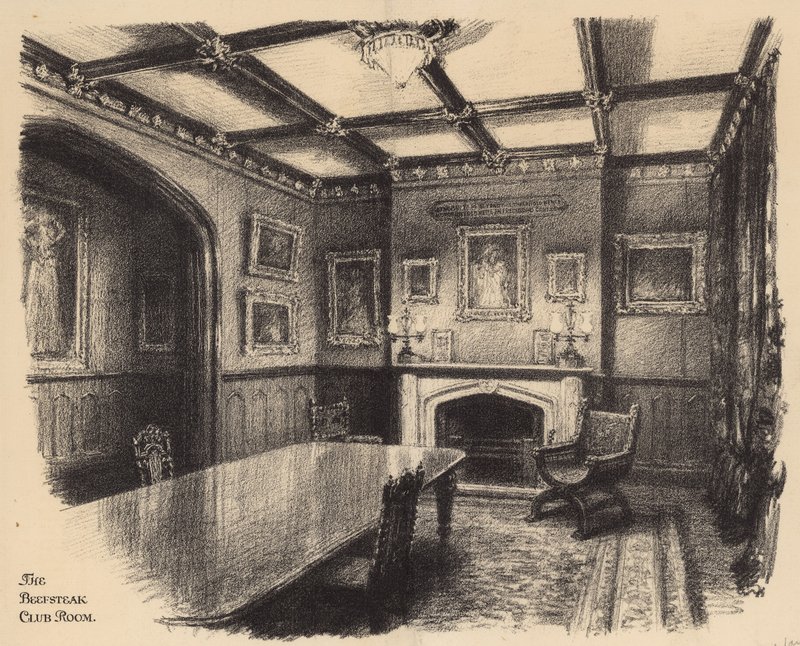 The Beefsteak Club Room av Thomas Robert Way