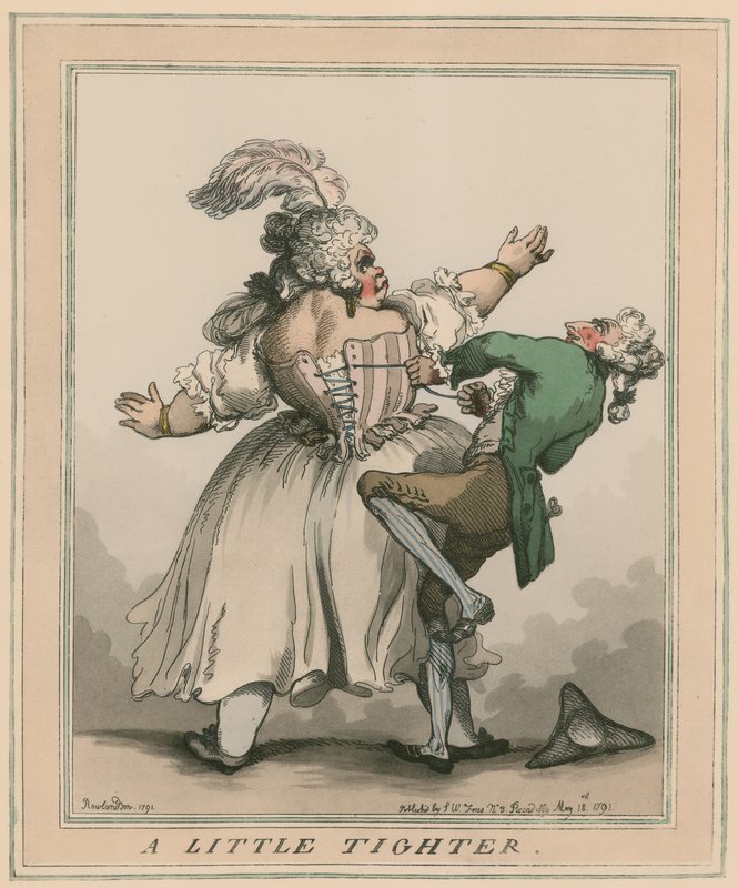 Litt strammere av Thomas Rowlandson
