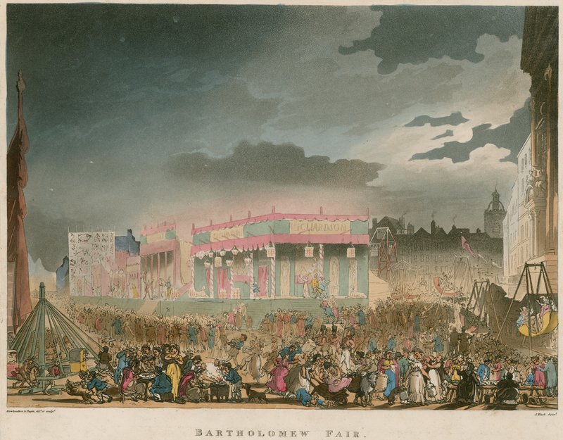 Bartholomew-messen av Thomas Rowlandson