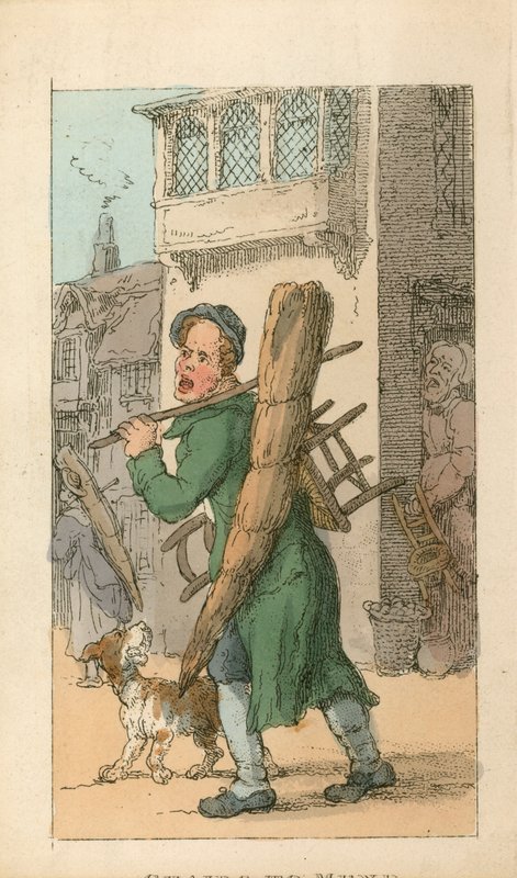 Stoler å reparere av Thomas Rowlandson