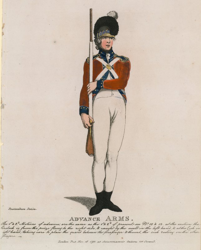 Clerkenwell Association: Advance Arms av Thomas Rowlandson
