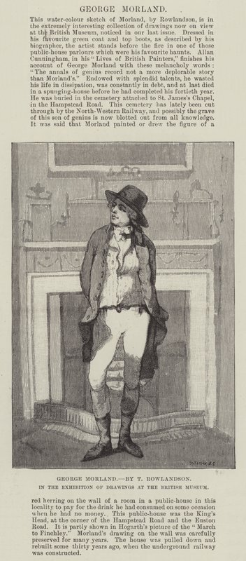 George Morland av Thomas Rowlandson