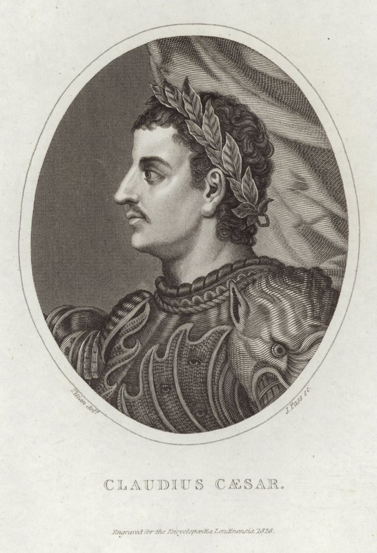 Portrett av Claudius Cæsar av Tiziano Vecelli