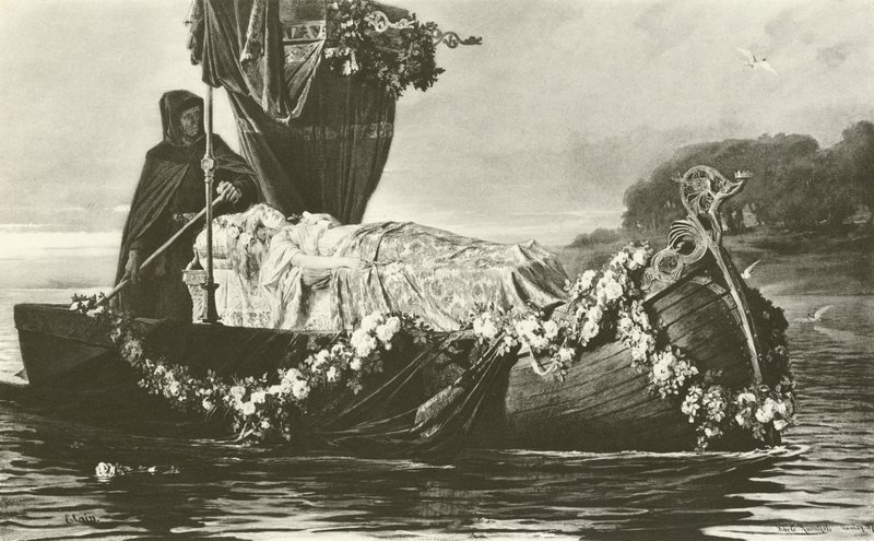 Elaine (gravering) av Toby Edward Rosenthal