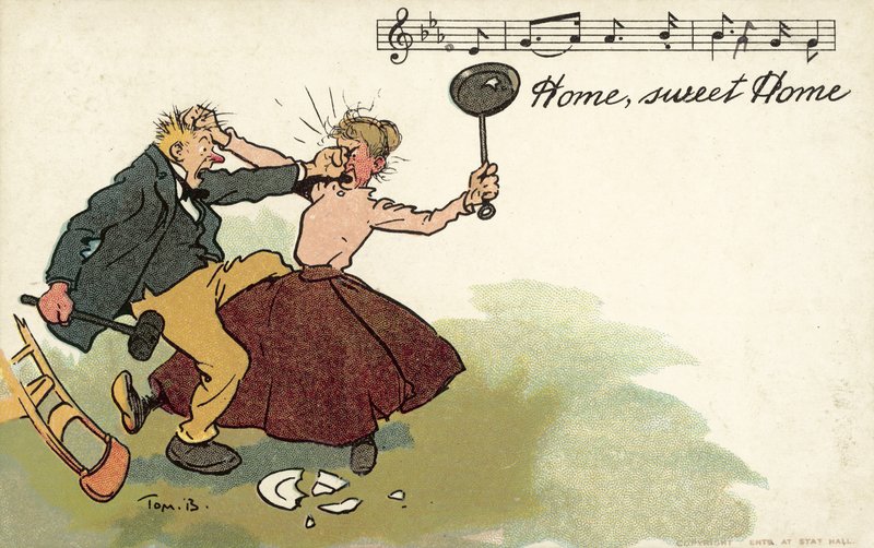 Hjem Sweet Home, vold i hjemmet av Tom Browne