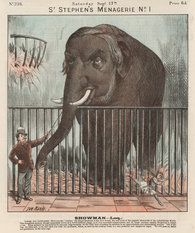Jumbo (farge litho) av Tom Merry