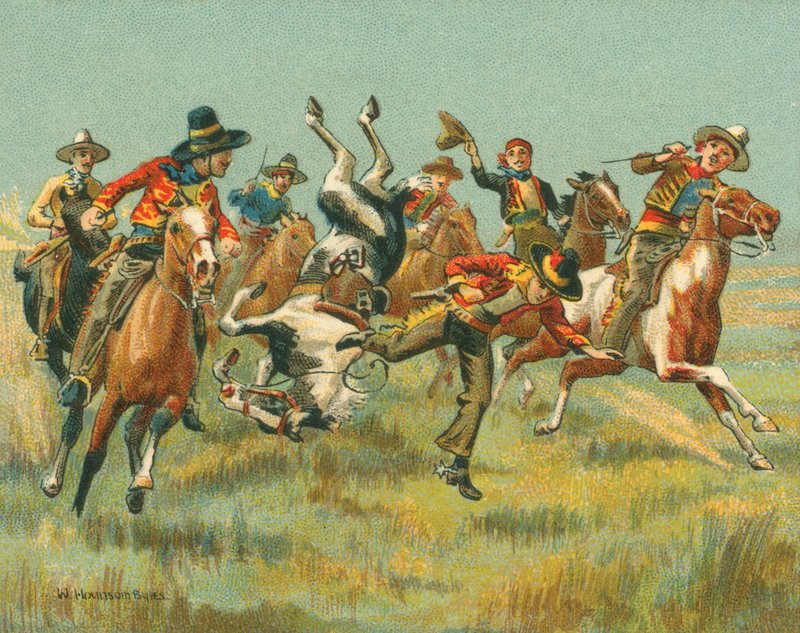 Races Historiske og moderne, meksikanske hesteveddeløp av Unbekannt Unbekannt