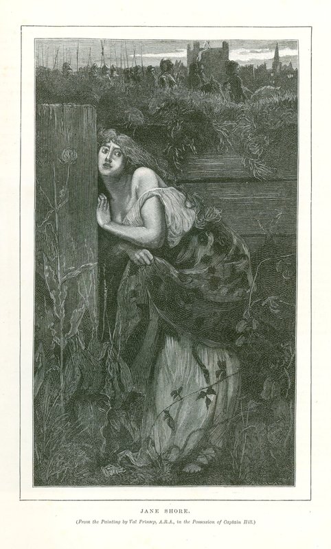 Jane Shore av Valentine Cameron Prinsep