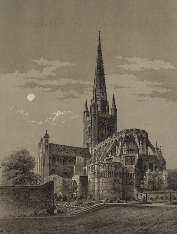 Norwich Cathedral, Norfolk av W.L. Walton