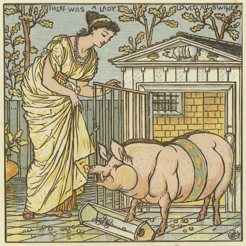 Det var en dame som elsket et svin av Walter Crane