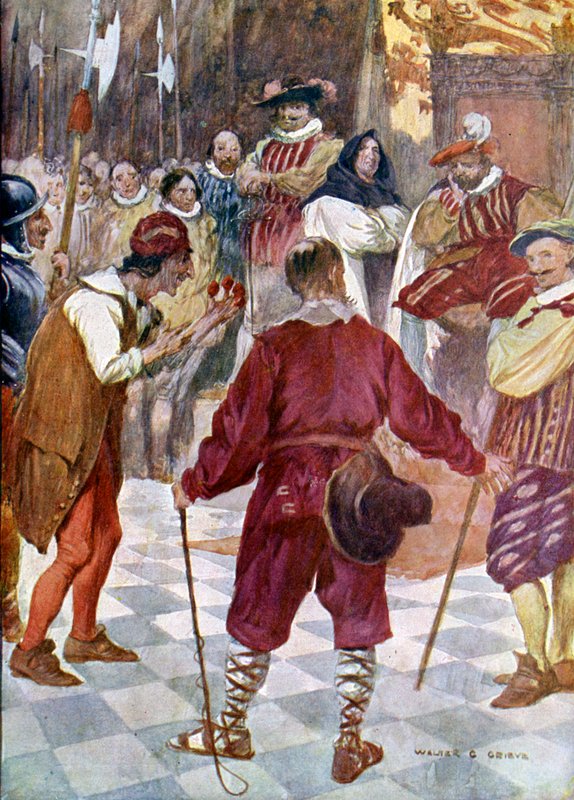 Illustrasjon for Don Quijote av Walter Grieve