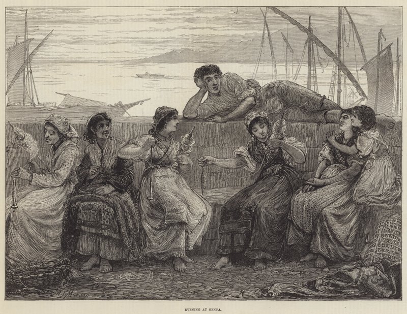 Kveld i Genova av Walter Jenks Morgan