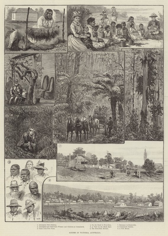 Scener i Victoria, Australia av Walter Paget
