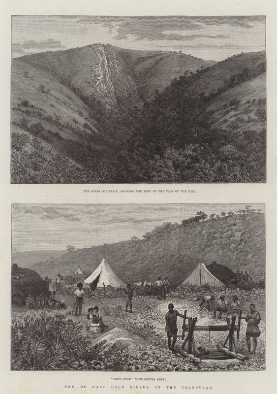 De Kaap Gold Fields, i Transvaal av Walter Paget