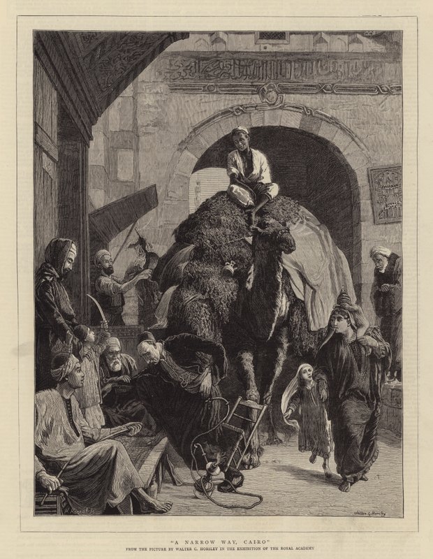 En smal vei, Kairo av Walter Charles Horsley