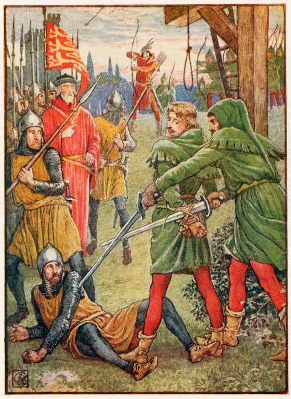 Redningen til Will Stutley av Walter Crane