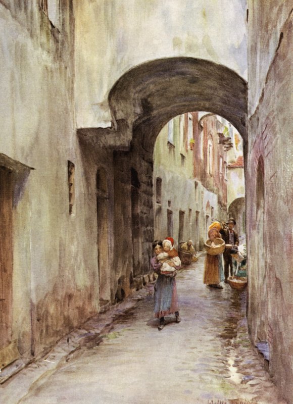 Lane, Noli, Italia av Walter Frederick Roofe Tyndale