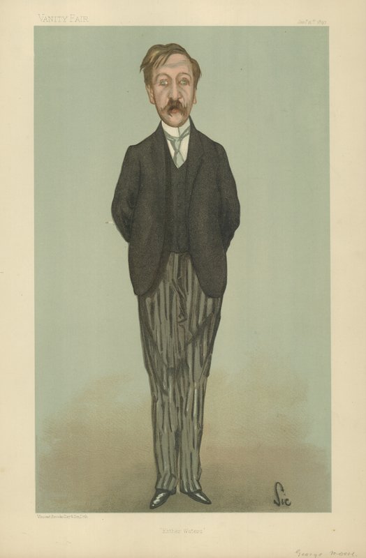 Mr George Moore av Walter Richard Sickert