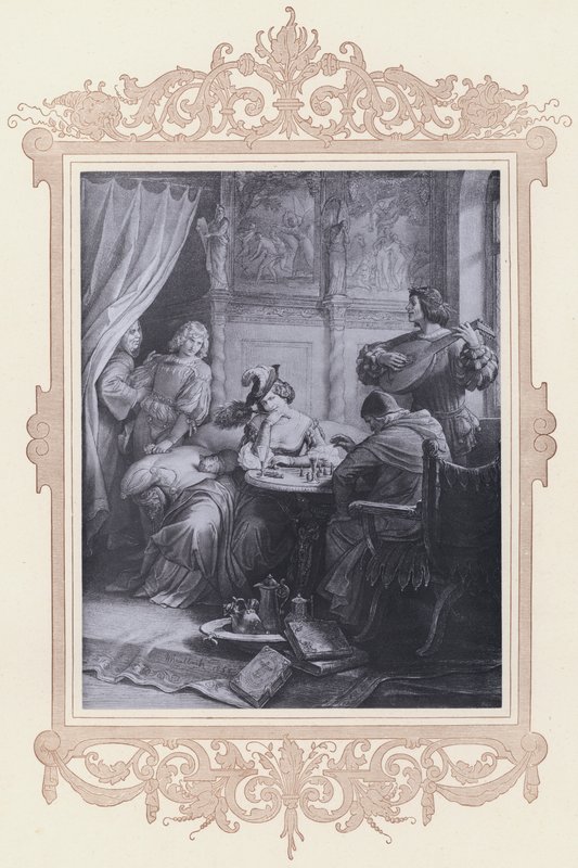 Adelheid, Gotz Von Berlichingen (litografi) av Wilhelm von (after) Kaulbach
