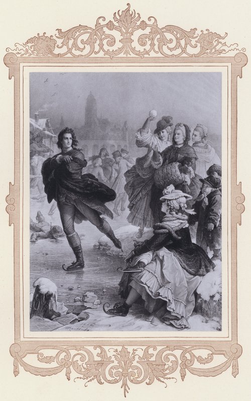 Goethe i Frankfurt (litho) av Wilhelm von (after) Kaulbach