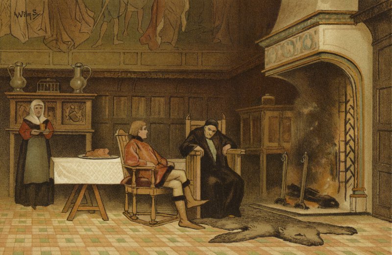 Interiør i et hus, 1400-tallet av Willem II Steelink