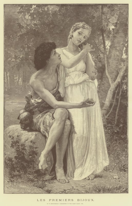 De første juvelene av William Adolphe Bouguereau