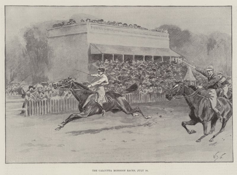 Calcutta Monsoon Races, 16. juli av William Barnes Wollen